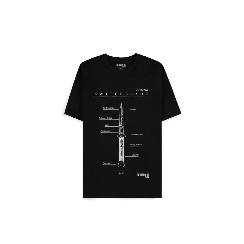 The Last Of Us - Switchblade Tshirt Homme - Noir